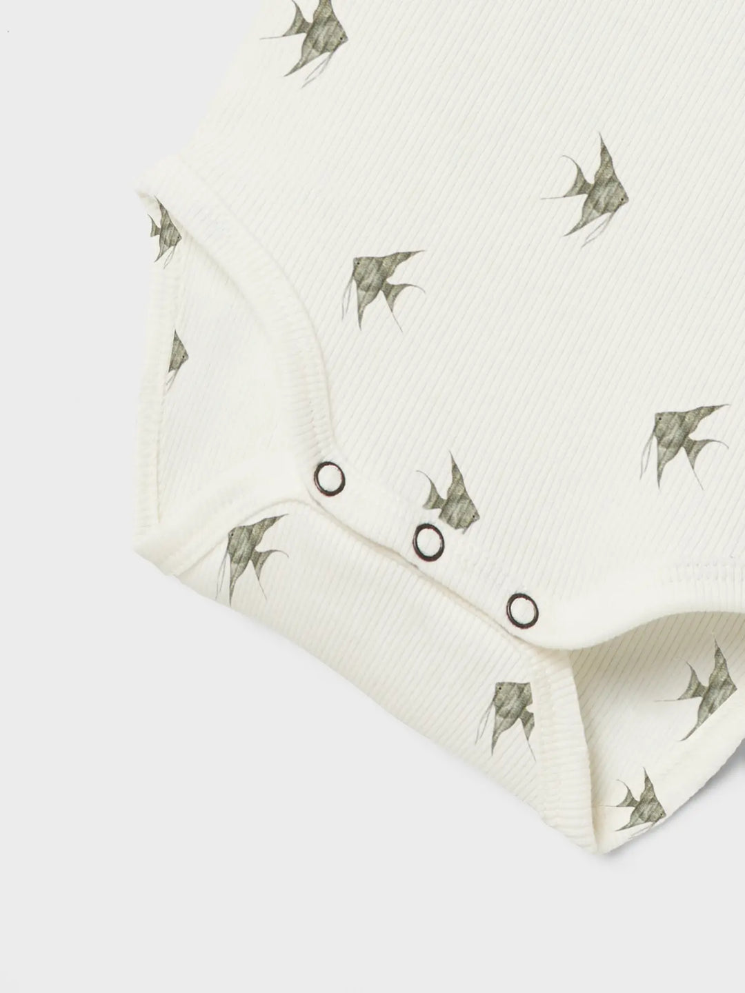 Lil' Atelier Baby LAVO ENI LS SLIM BODY - Coconut Milk Fish - Torgunns Barneklær AS