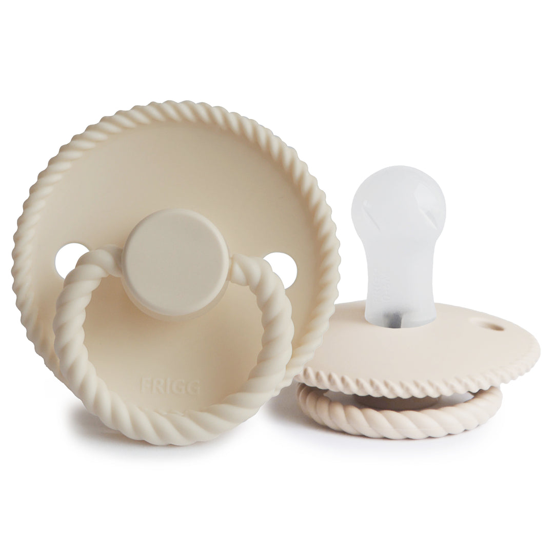 FRIGG | Rope Silicone 2pk - Cream - Torgunns Barneklær AS