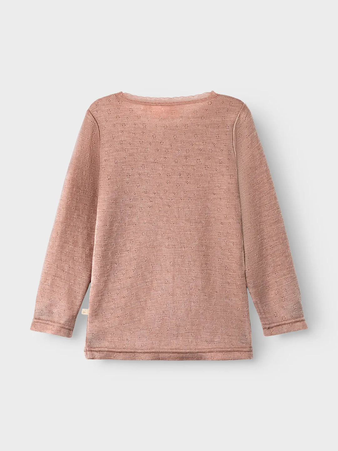 Lil' Atelier Mini NOEL NAB WOOL LS SLIM TOP - Roebuck - Torgunns Barneklær AS