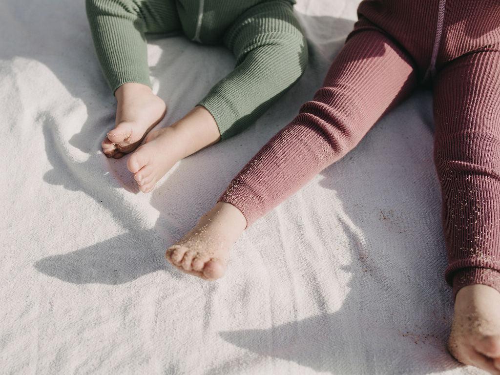 Silly Silas® | Leggings med seler – Acai Smoothie