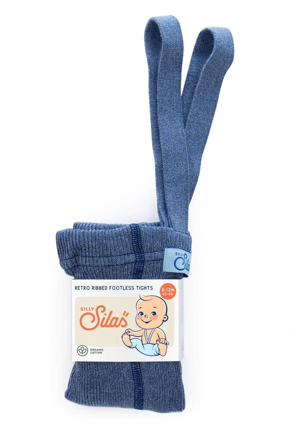 SillySilas® | Leggings m/Seler - Steel Blue Blend