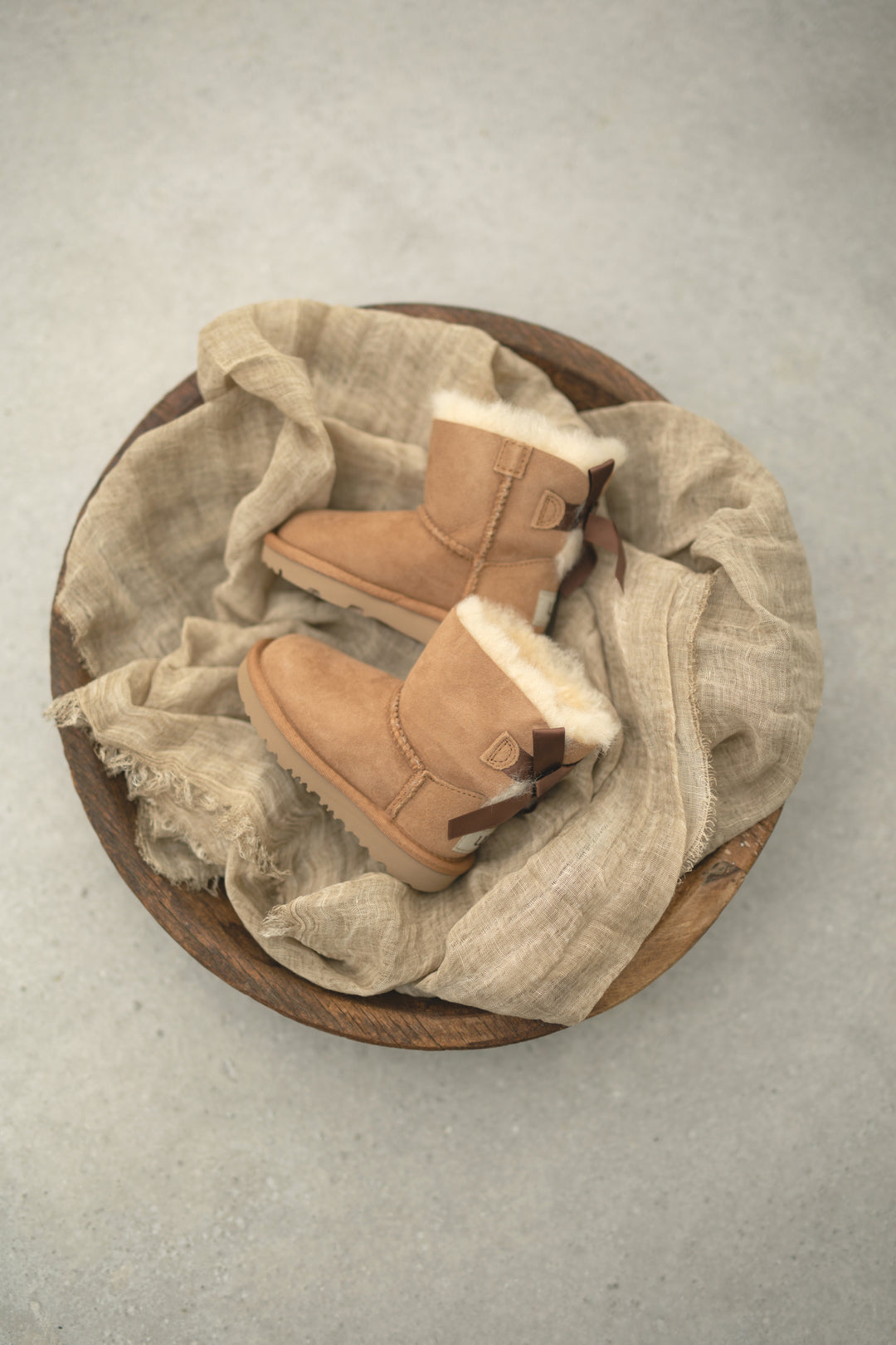 UGG Toddler | Mini Bailey Bow II – Chestnut