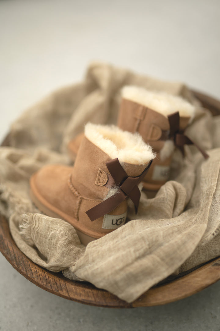 UGG Toddler | Mini Bailey Bow II – Chestnut