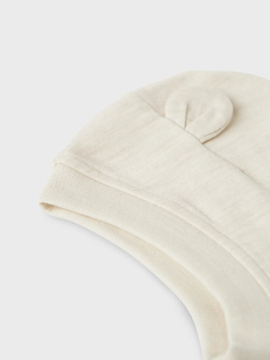 name it baby WUP WOOL BALACLAVA - Peyote Melange - Torgunns Barneklær AS