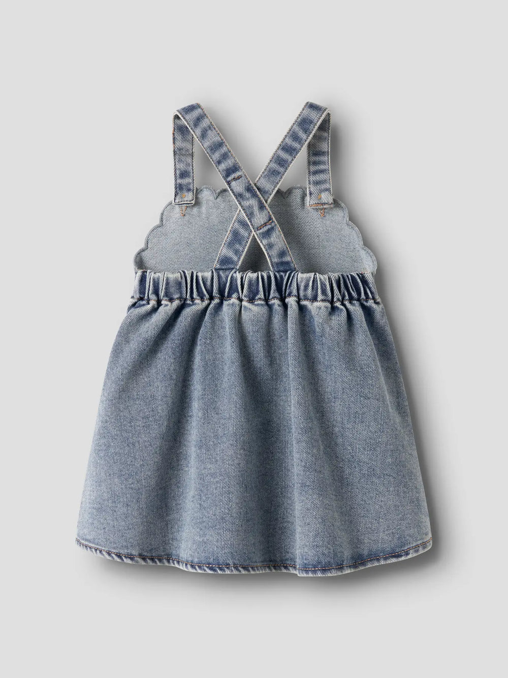 Lil' Atelier Baby SALLI DENIM SKIRTALL- Medium Blue Denim - Torgunns Barneklær AS
