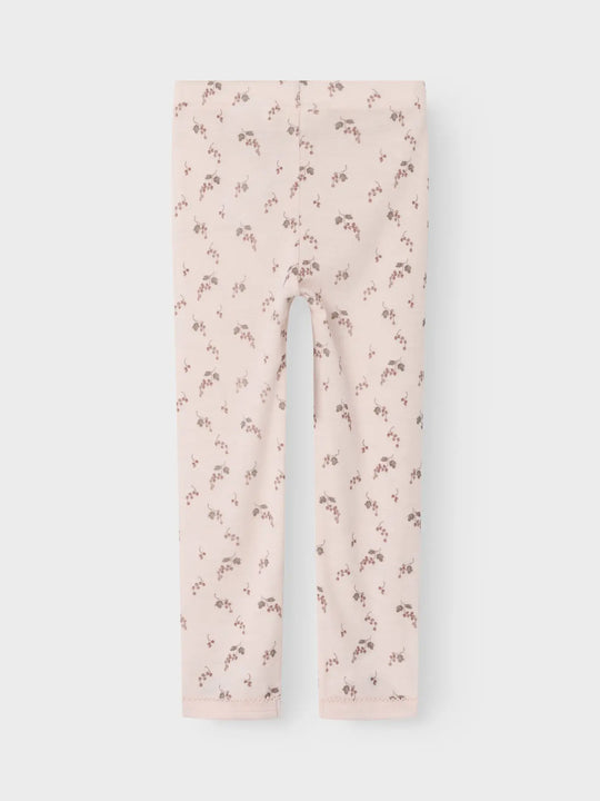 Lil' Atelier Mini NOEL NIA WOOL SLIM LEGGING - Morganite | BERRY - Torgunns Barneklær AS