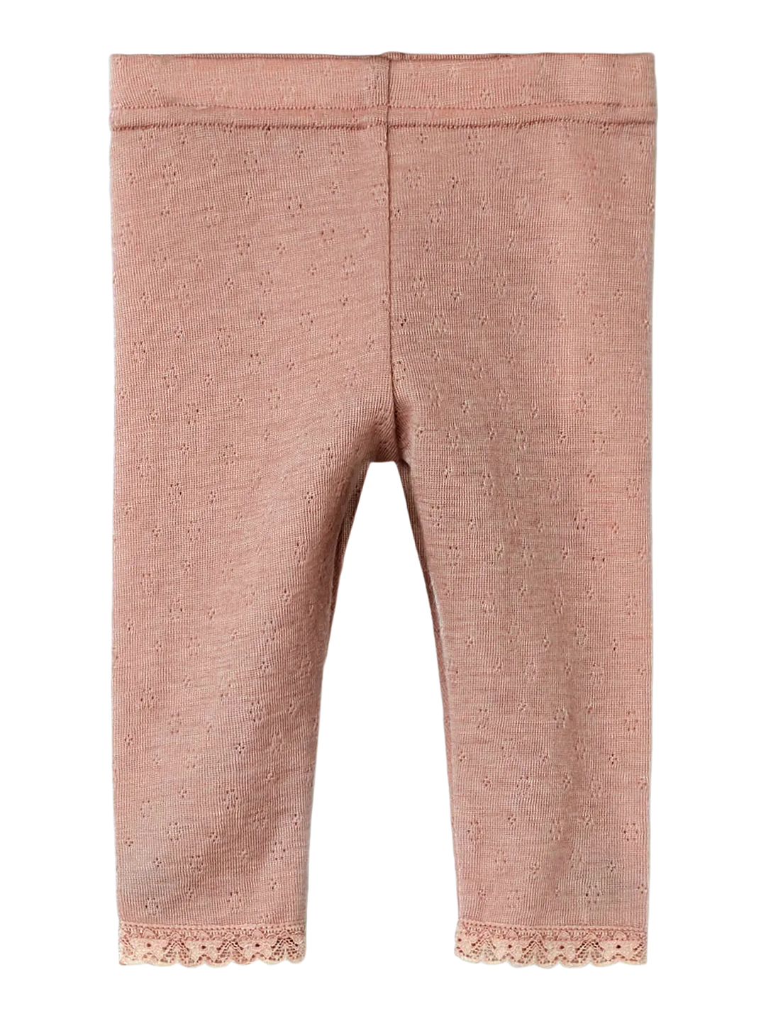 Lil' Atelier Baby NOEL NAB WOOL SLIM LEGGING - Roebuck - Torgunns Barneklær AS