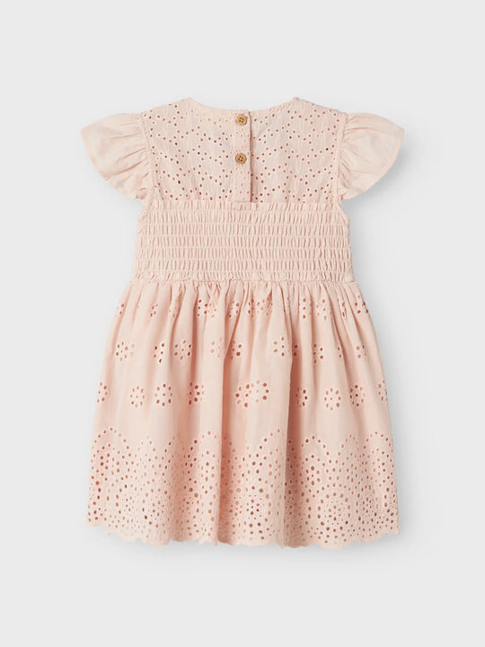 Lil' Atelier Mini JEDI CAPSL LOOSE DRESS - Peach Blush - Torgunns Barneklær AS