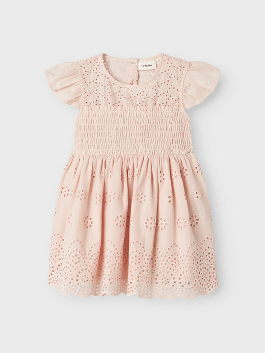 Lil' Atelier Mini JEDI CAPSL LOOSE DRESS - Peach Blush - Torgunns Barneklær AS