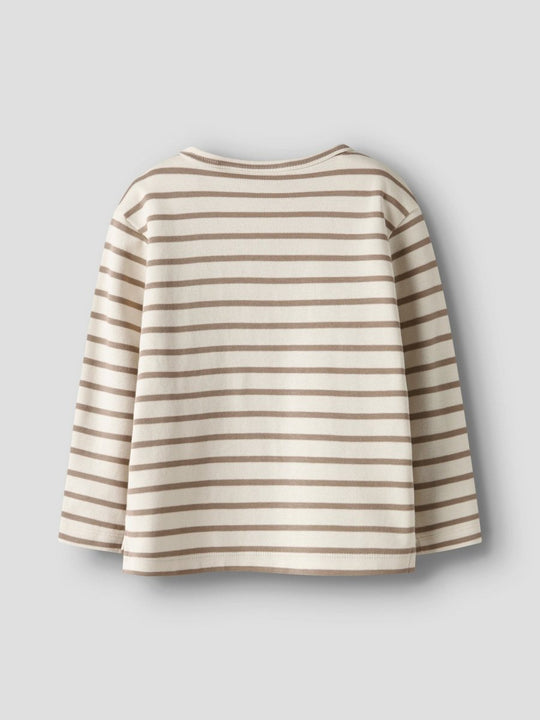 Atelier Mini LIMIA NOB LS LOOSE TOP - Turtledove | SEPIA TINT | Torgunns Barneklær AS
