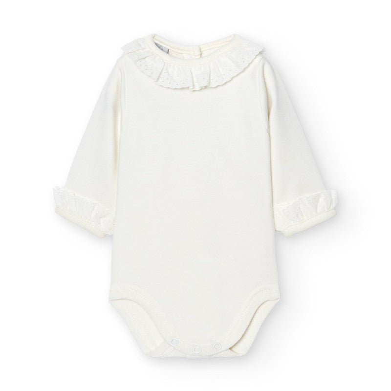 babidu | Body m/Blonder - Offwhite | Torgunns Barneklær AS