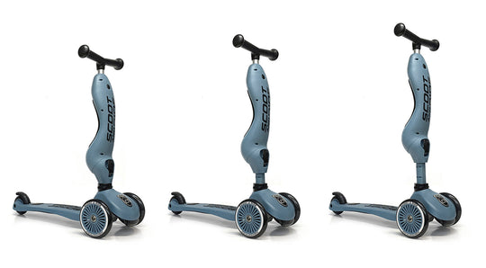 Scoot & Ride | Sparkesykkel Highwaykick 1 Push & Go - Ash - Torgunns Barneklær AS