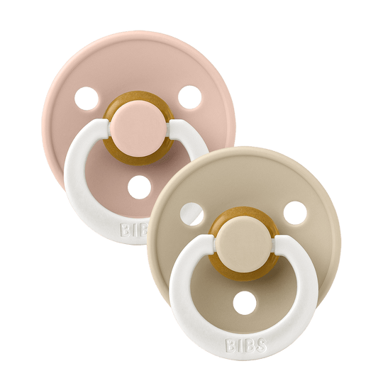BIBS Colour GLOW 2 - pk | Blush/Vanilla | Torgunns Barneklær AS
