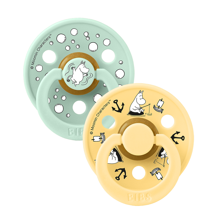 BIBS x Moomin Colour Smokk 2 - pk – Sailing Nordic Mint Mix | Torgunns Barneklær AS