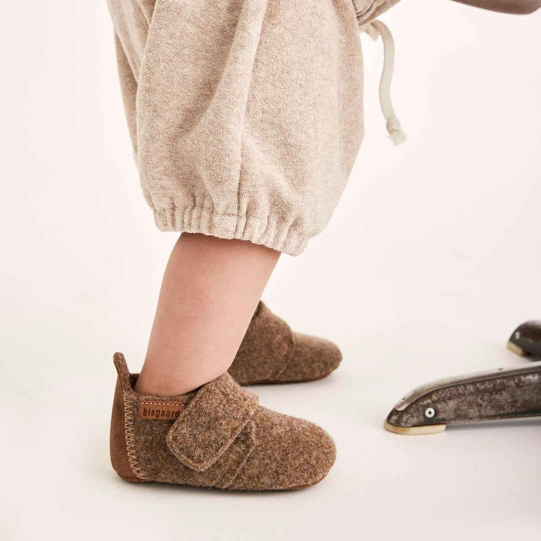 bisgaard Baby Wool Innesko - Camel | Torgunns Barneklær AS