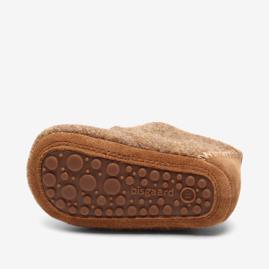 bisgaard Baby Wool Innesko - Camel | Torgunns Barneklær AS