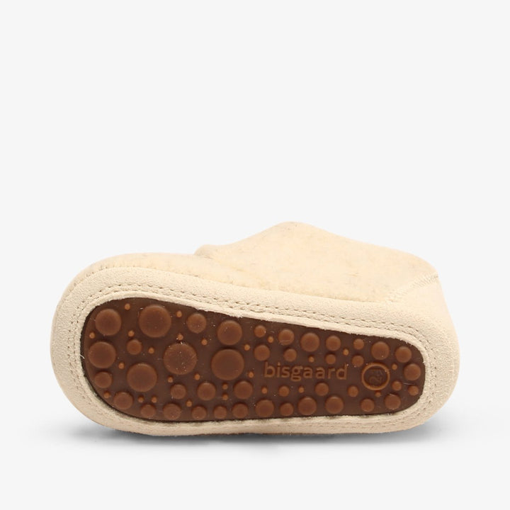 bisgaard Baby Wool Innesko - Creme | Torgunns Barneklær AS
