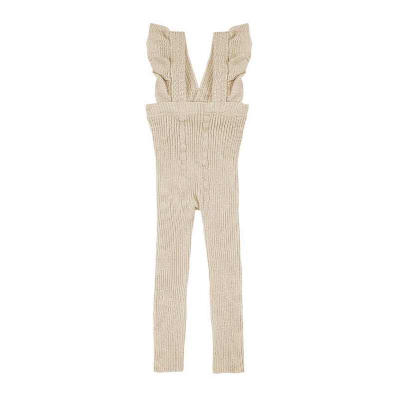 Còndor Leggings m/Seler med volanger - Lin | Torgunns Barneklær AS