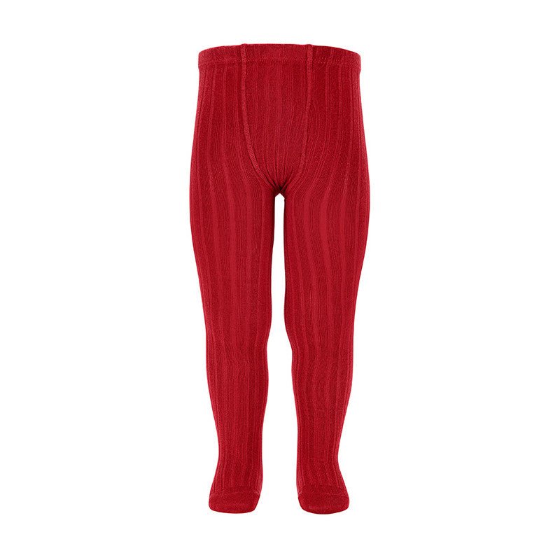 Còndor Ribb Strømpebukse - RED VELVET | Torgunns Barneklær AS