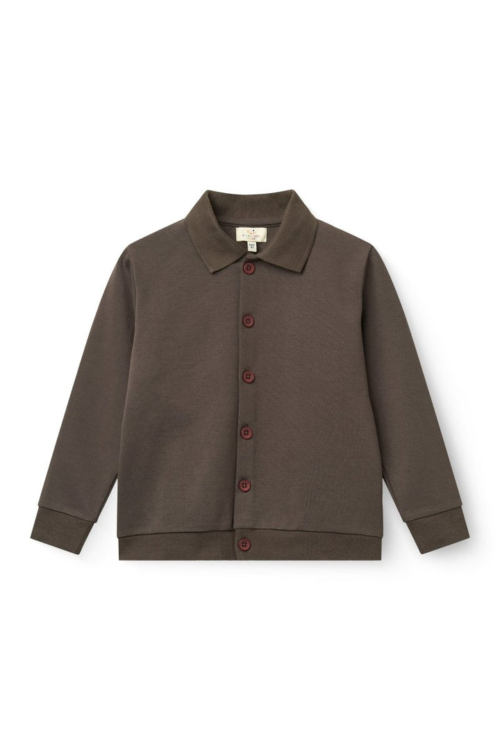 Copenhagen Colors | 360° stretchy cardigan – Mørk brun | Torgunns Barneklær AS