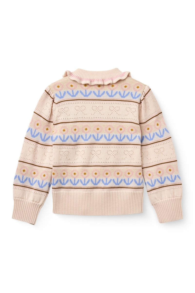 Copenhagen Colors | Merinogenser med krage – Beige kombinasjon | Torgunns Barneklær AS