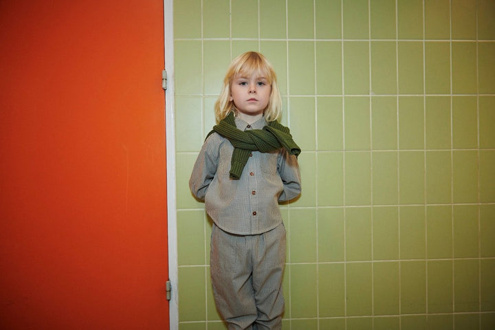 Copenhagen Colors | Rutete bukse – Blå/brun ruter | Torgunns Barneklær AS