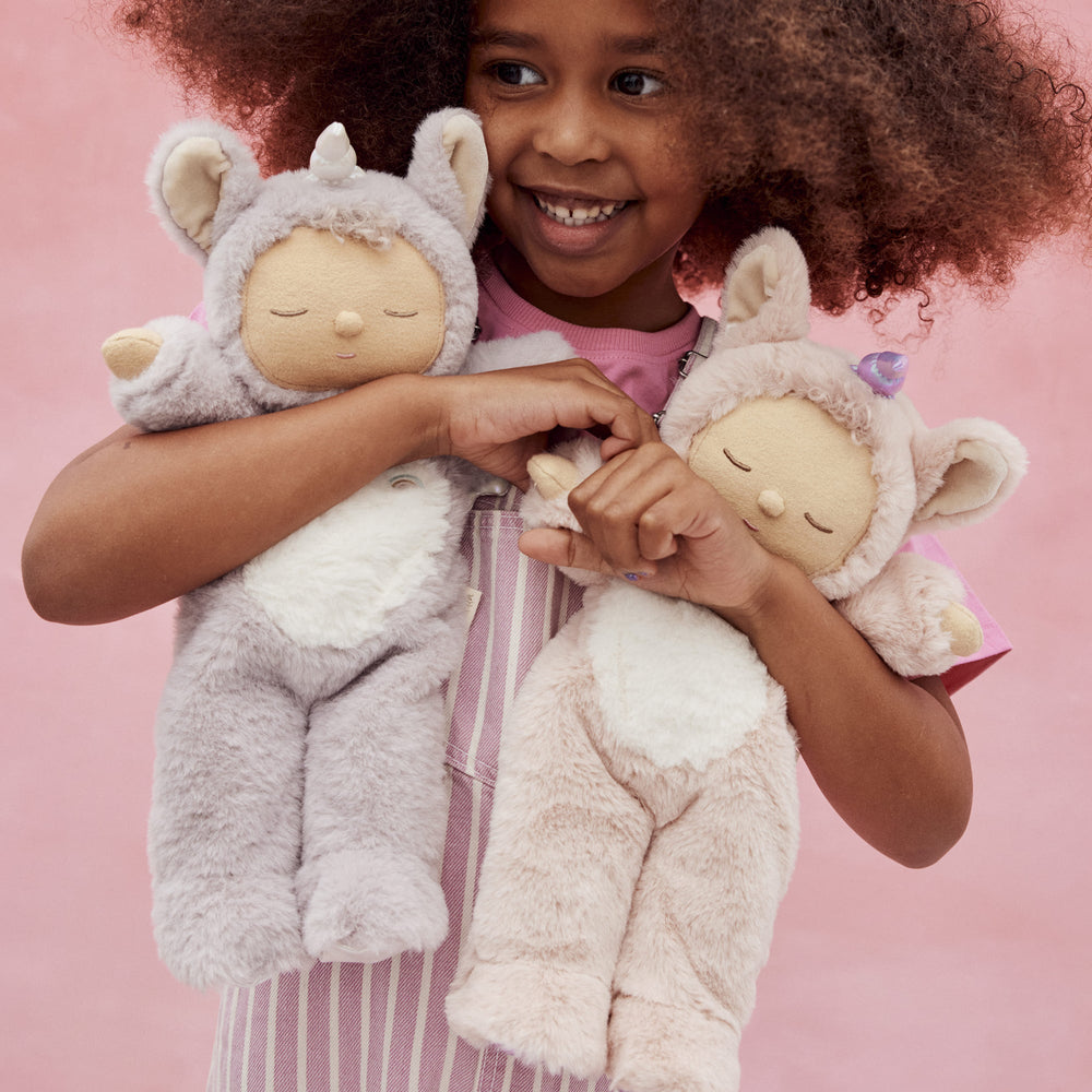Olli Ella - COZY DINKUMS UNICORN - SWEETPEA LILAC