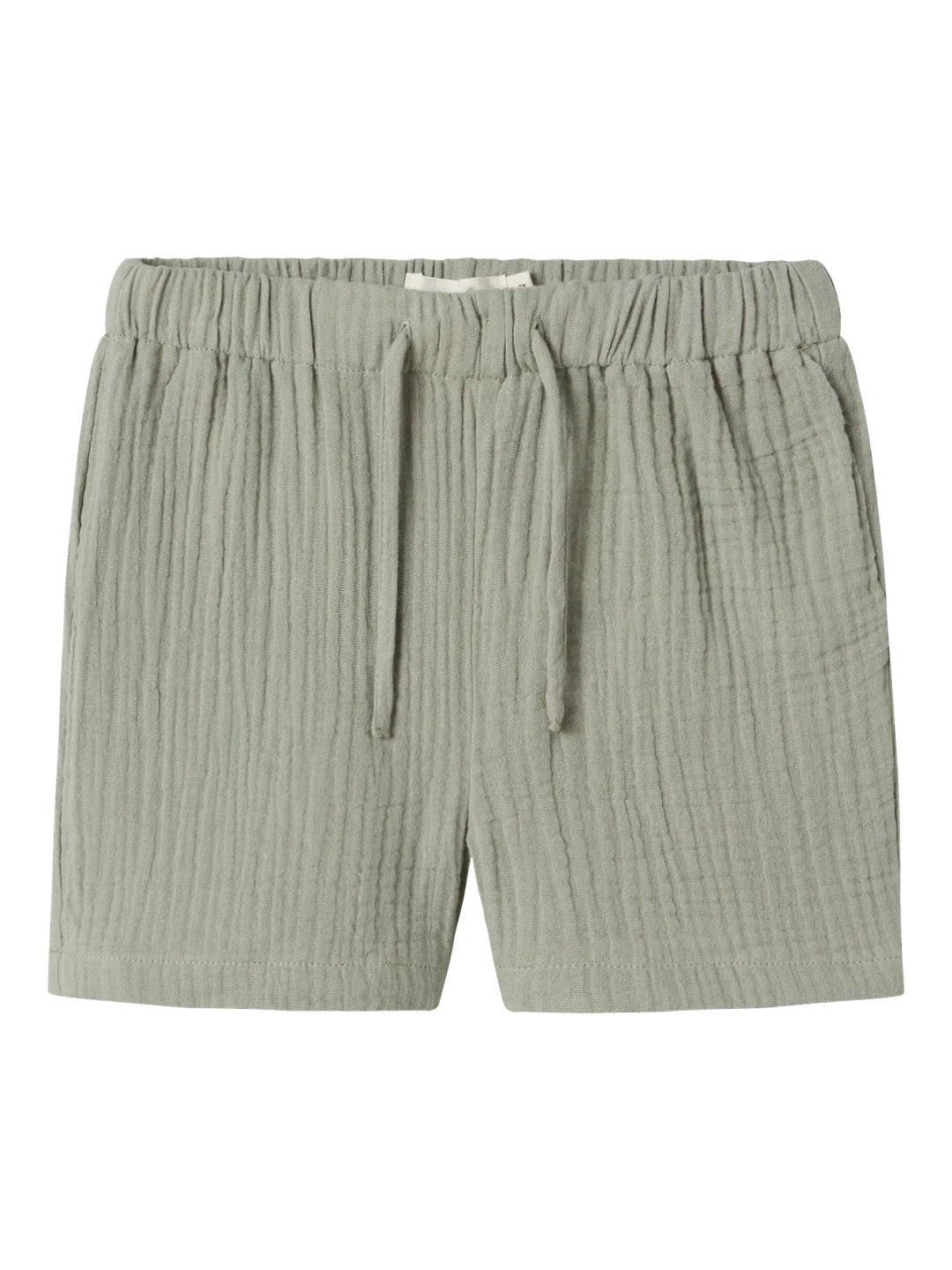 Lil' Atelier MINI JANU LOOSE SHORTS - Seagrass - Torgunns Barneklær AS