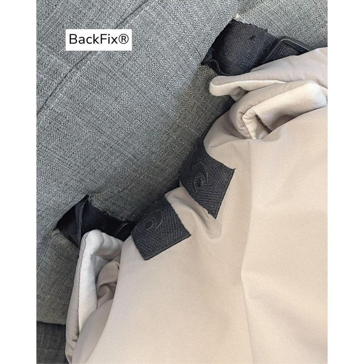BackFix®-system for sikker barnebåre i bilsete, lett å montere og justere