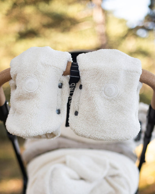 Easygrow | Håndmuffer Teddy - Ivory | Torgunns Barneklær AS