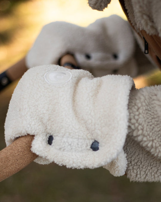 Easygrow | Håndmuffer Teddy - Ivory | Torgunns Barneklær AS