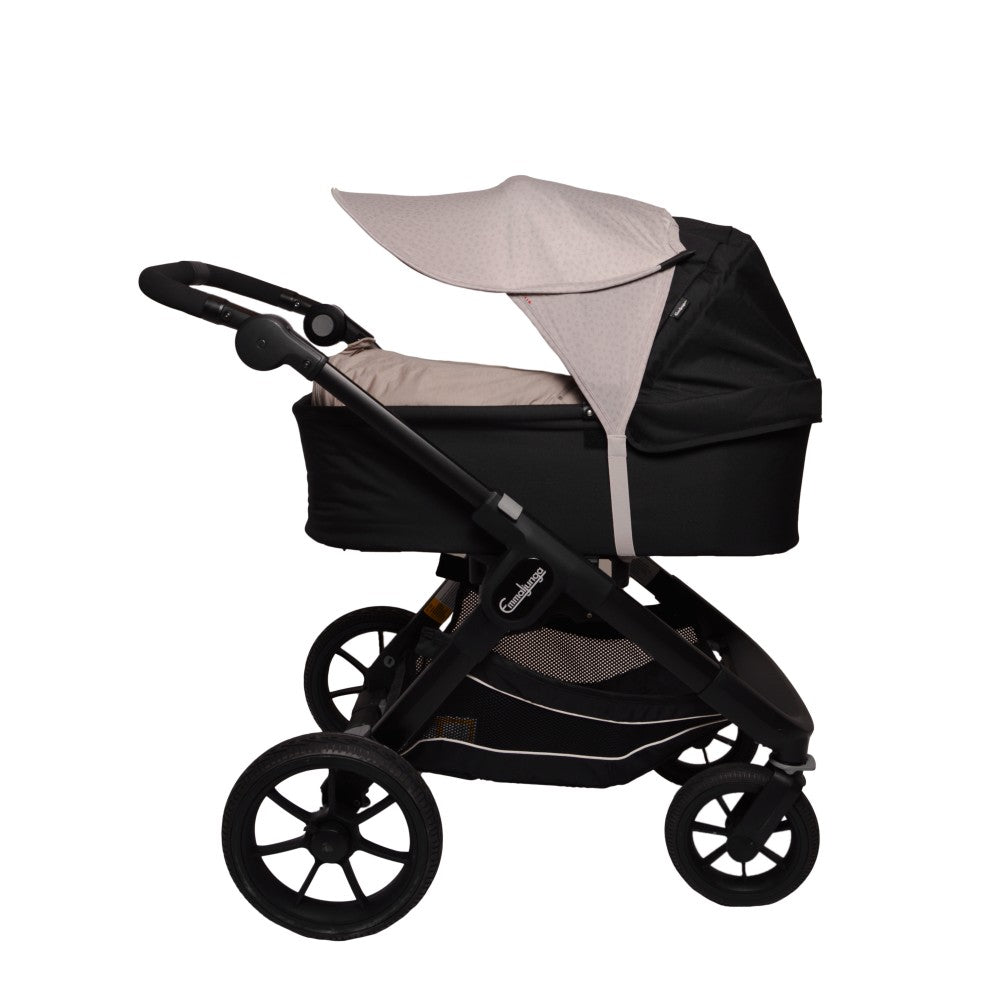 Easygrow | Solskjerm Caps - Sand Blomsterprint | Torgunns Barneklær AS