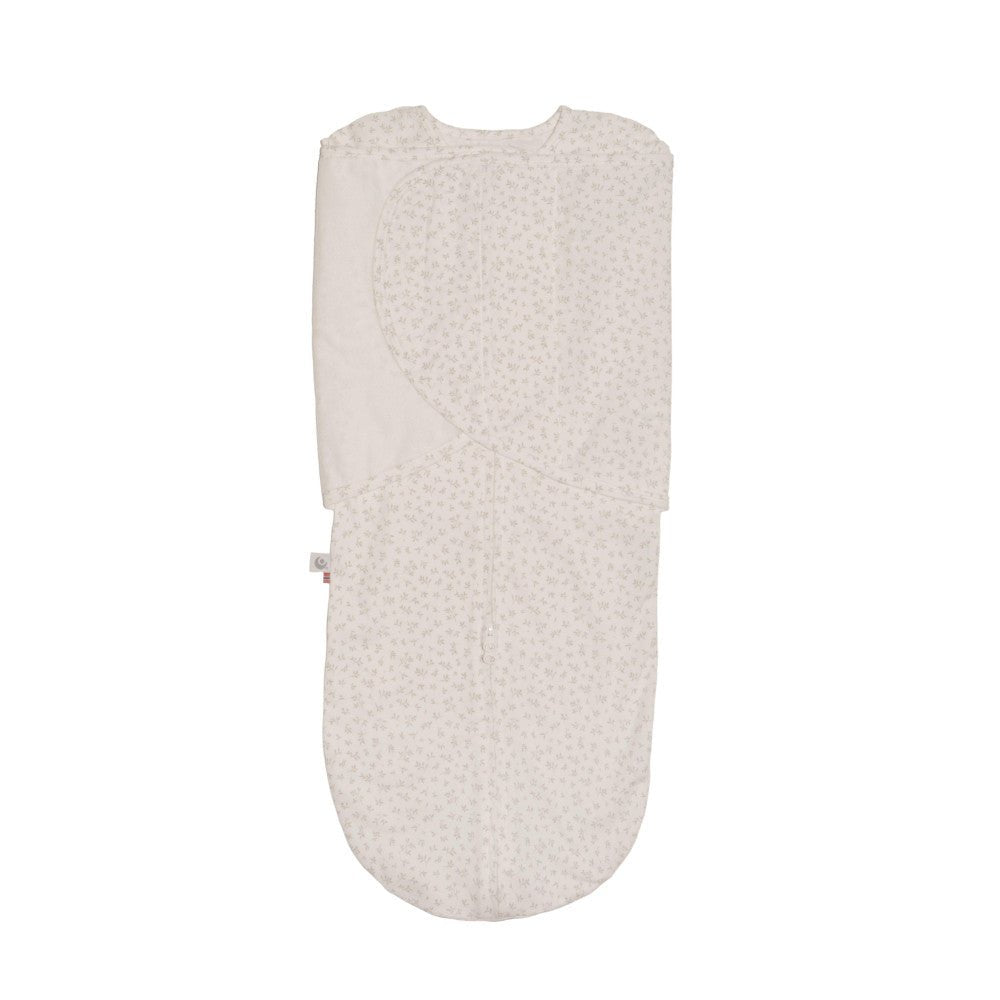 Easygrow | Swaddle Svøpepose - Blomsterprint Offwhite | Torgunns Barneklær AS