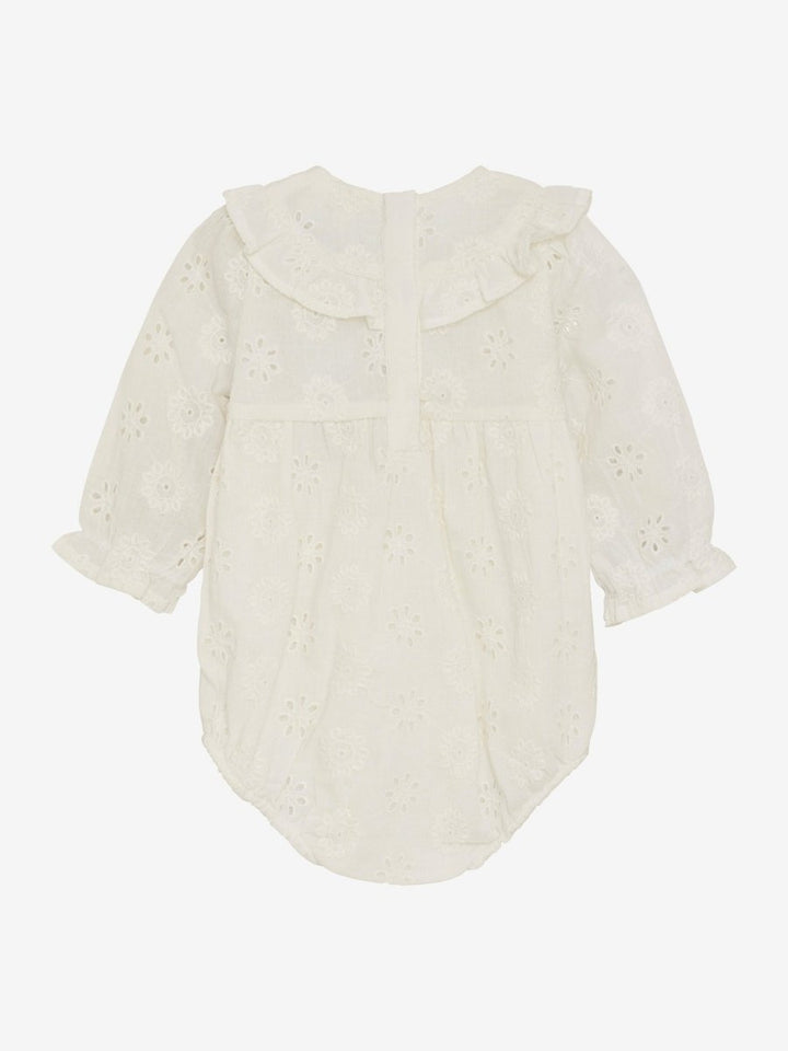 En Fant | Romper LS Woven - Egret | Torgunns Barneklær AS