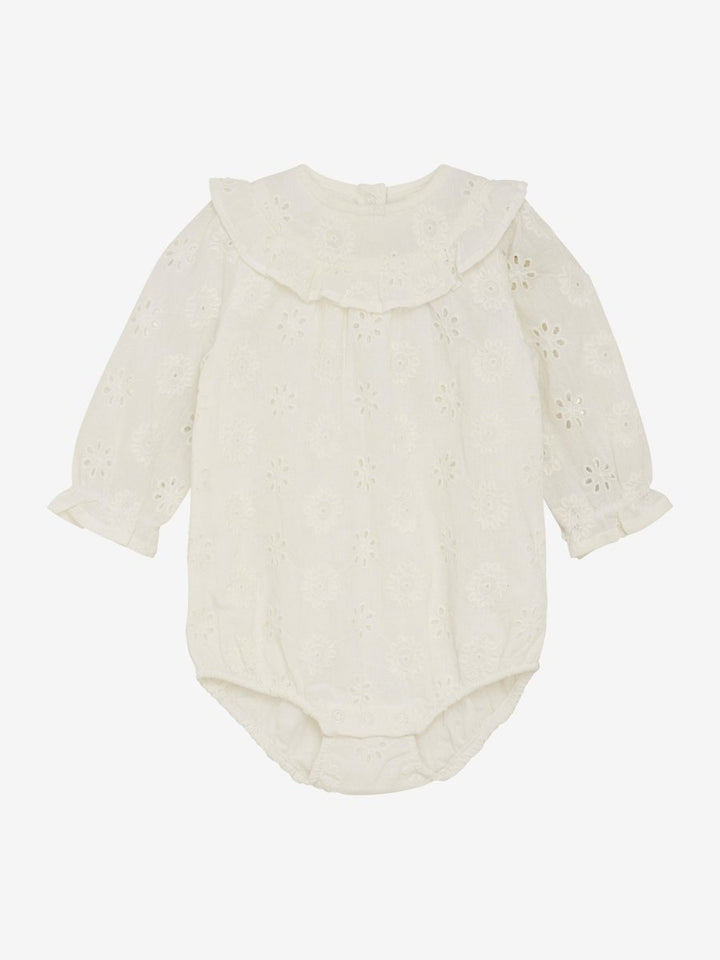 En Fant | Romper LS Woven - Egret | Torgunns Barneklær AS