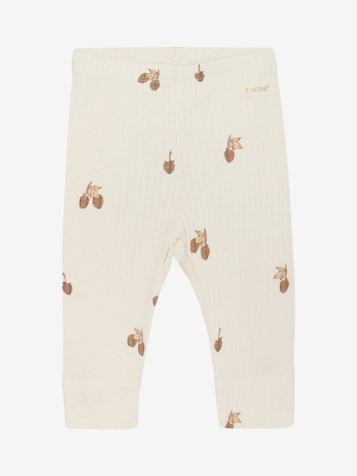 Fixoni Leggings Rib - Eggnog | Torgunns Barneklær AS