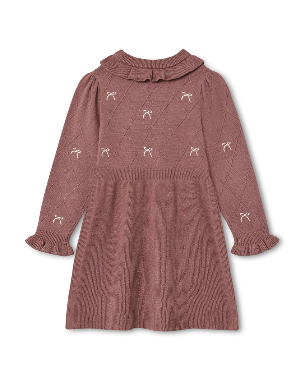 Fliink | Alon Bow Dress - Ash Rose | Torgunns Barneklær AS
