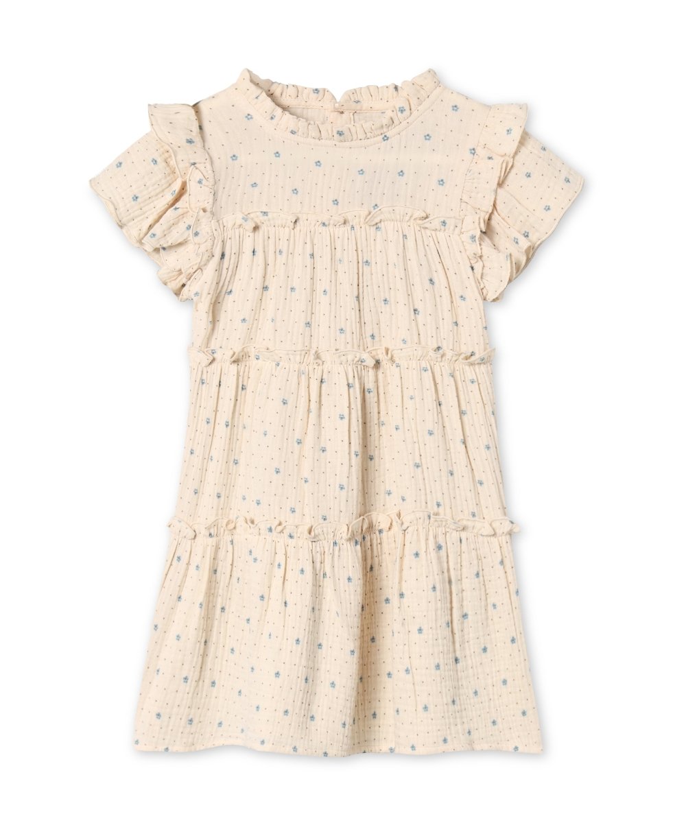 FLIINK Blooming Dress - Sandshell AOP | Torgunns Barneklær AS