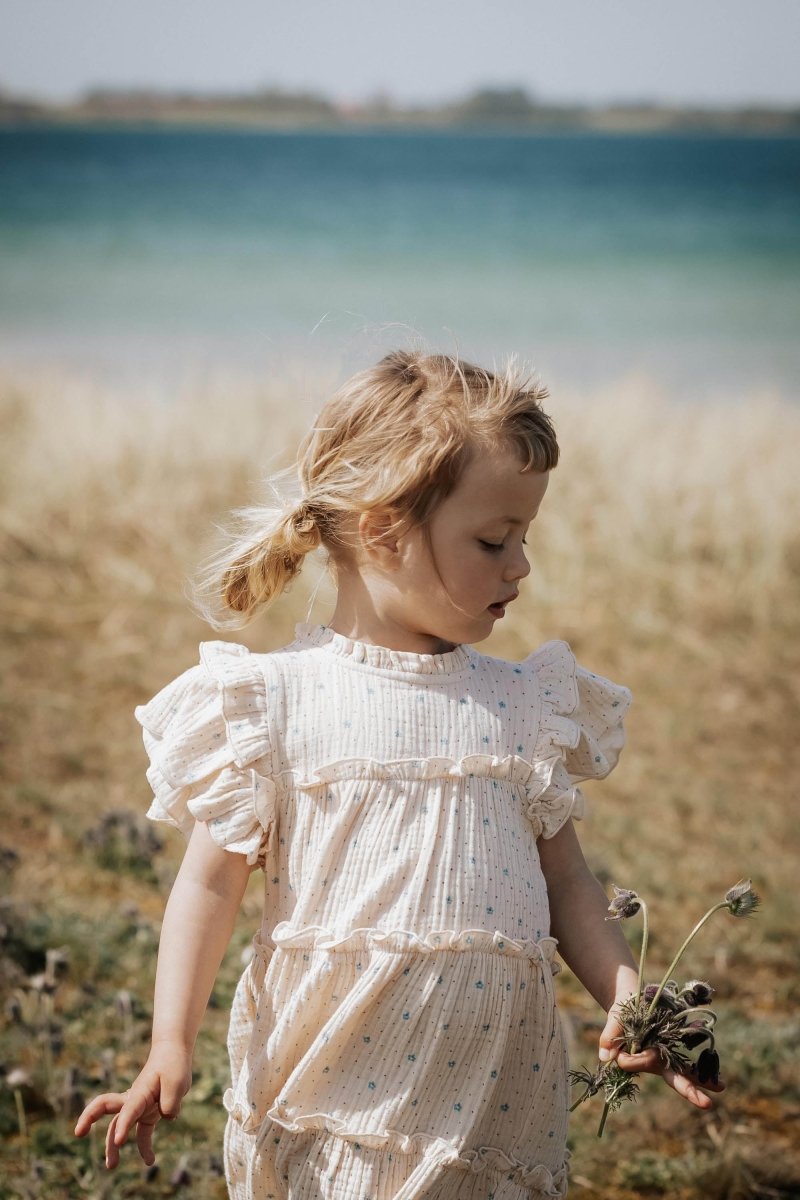 FLIINK Blooming Dress - Sandshell AOP | Torgunns Barneklær AS