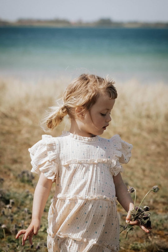 FLIINK Blooming Dress - Sandshell AOP | Torgunns Barneklær AS