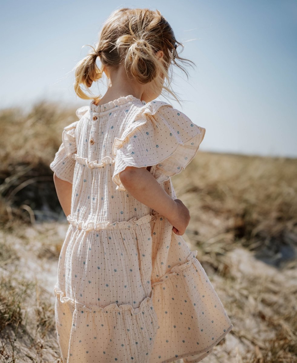 FLIINK Blooming Dress - Sandshell AOP | Torgunns Barneklær AS