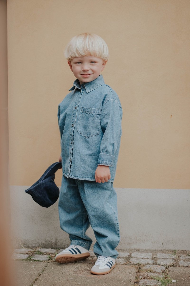 FLIINK Don LS Shirts - Light Denim Blue | Torgunns Barneklær AS