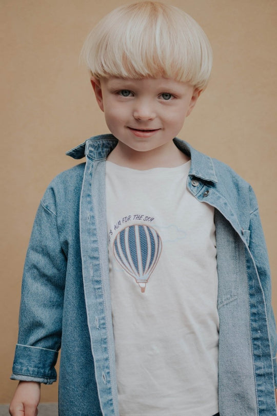 FLIINK Don LS Shirts - Light Denim Blue | Torgunns Barneklær AS