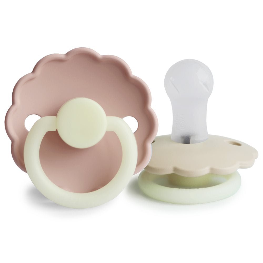 FRIGG | Daisy Smokk Silikon 2pk - Blush/Cream Natt | Torgunns Barneklær AS