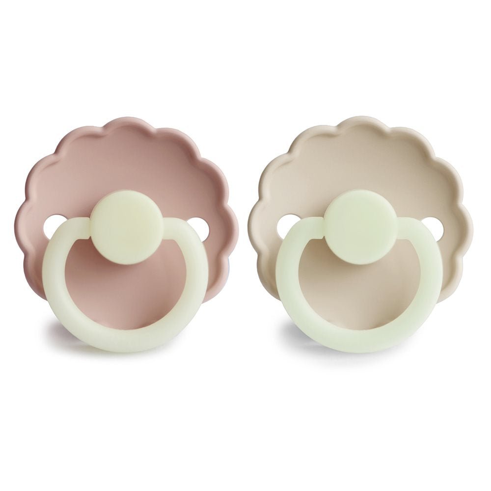 FRIGG | Daisy Smokk Silikon 2pk - Blush/Cream Natt | Torgunns Barneklær AS