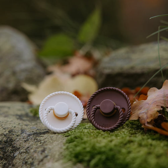 FRIGG | Rope Smokk Silikon 2pk - Cream/Cocoa | Torgunns Barneklær AS