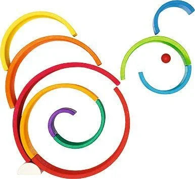 Fargerike spiralspill for barn – utvikler ferdigheter og kreativitet