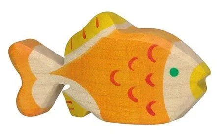 Holztiger | Gullfisk trefigur | Torgunns Barneklær AS