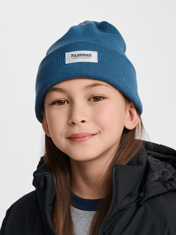 hummel hmlJR KNIT BEANIE - DUTCH BLUE | Torgunns Barneklær AS
