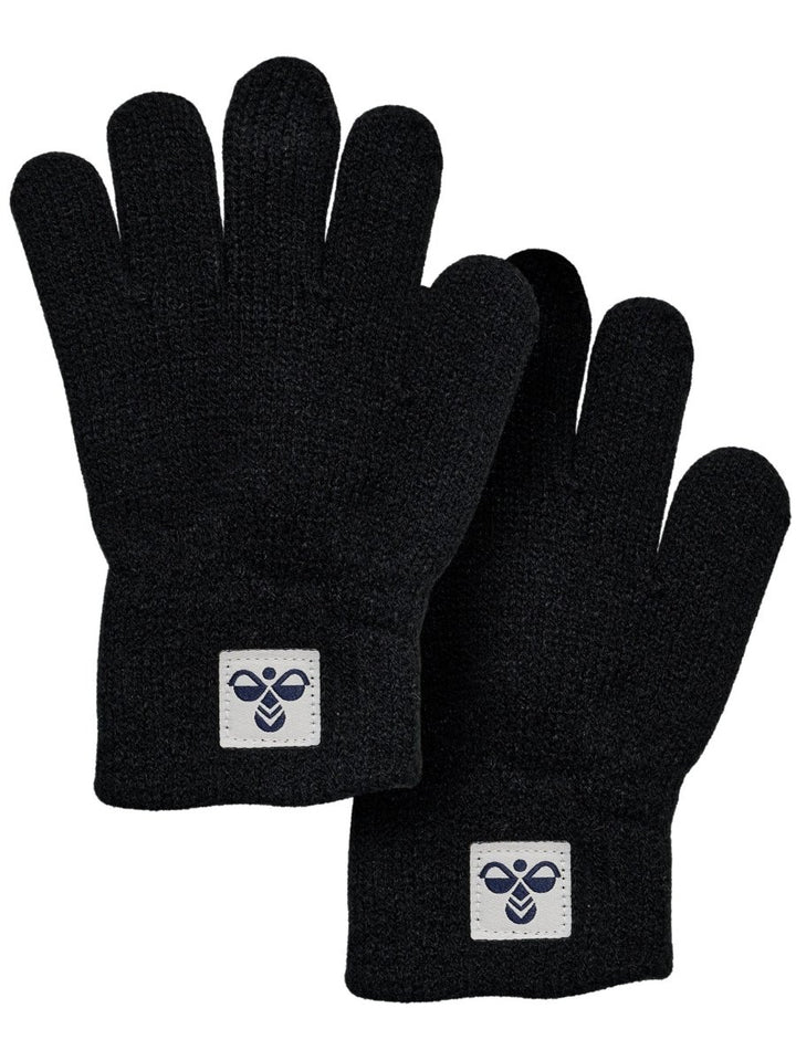 hummel hmlJR KNIT GLOVES 2 - PACK - BLACK | Torgunns Barneklær AS